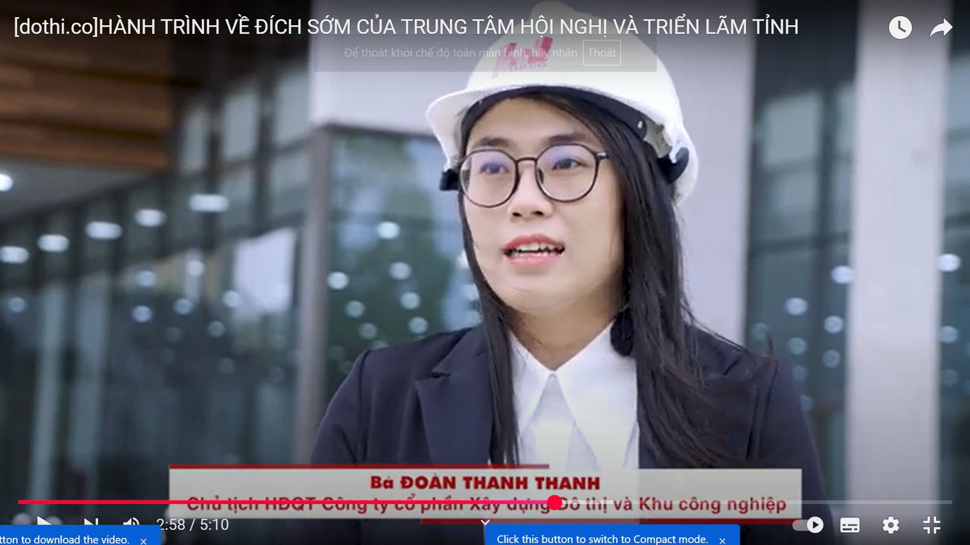 HÀNH TRÌNH VỀ ĐÍCH SỚM CỦA TRUNG TÂM HỘI NGHỊ VÀ TRIỂN LÃM TỈNH